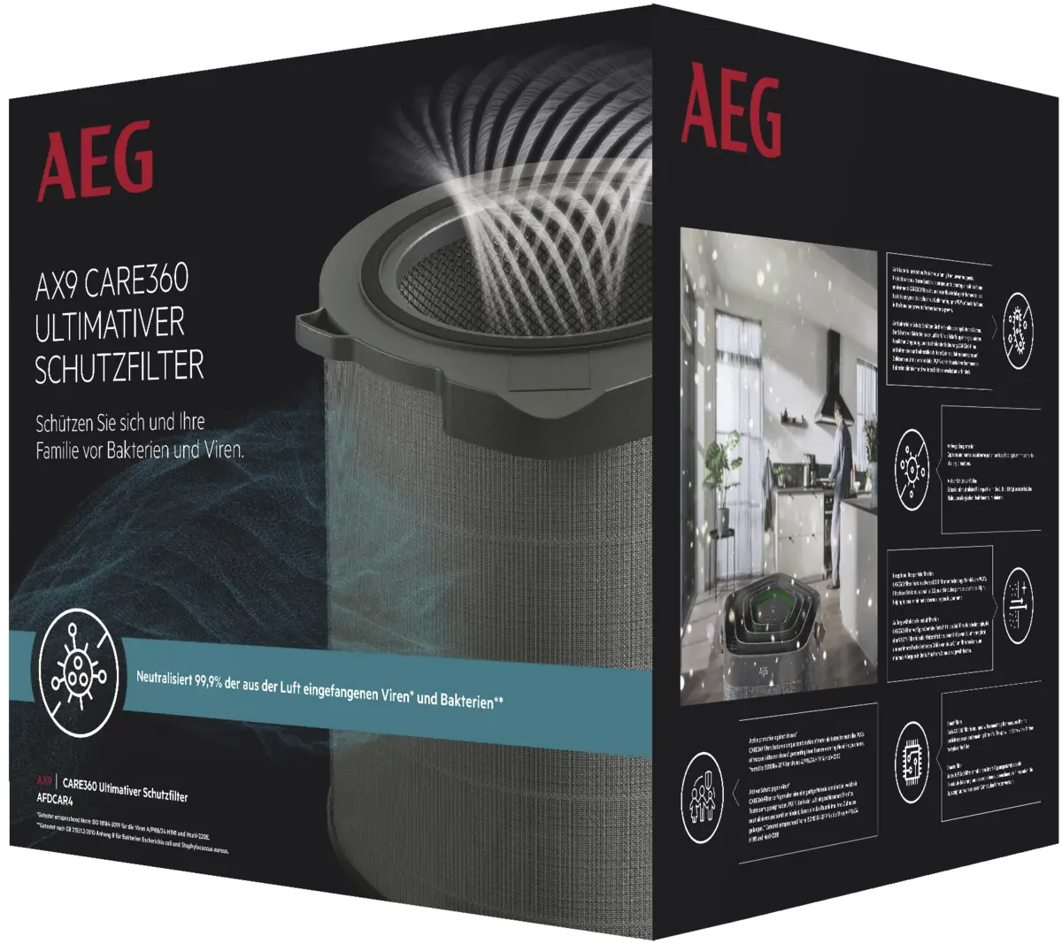 AFDCAR4 Filter Luchtreiniger