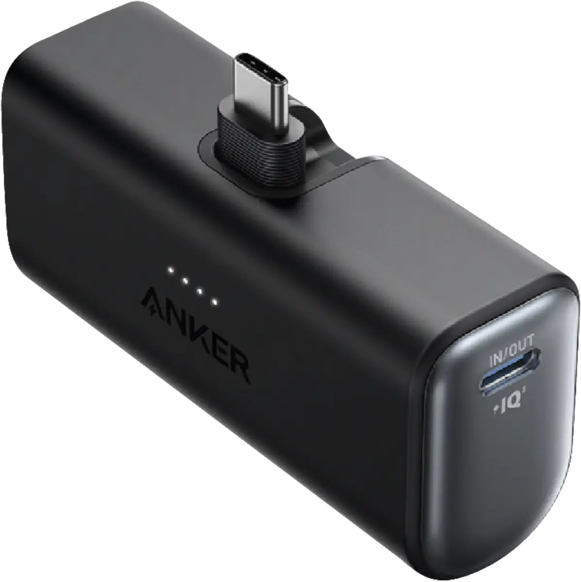 Nano Power Bank (5,000mAh, 22.5W, Built-In USB-C Connector)