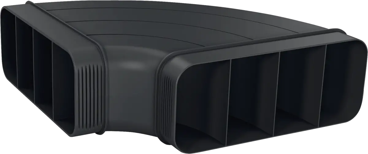 HEZ9VDSB1 90° buisbocht horizontaal