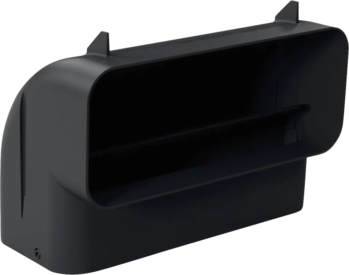 HEZ9VDSB3 90° buisbocht verticaal (klein radius)