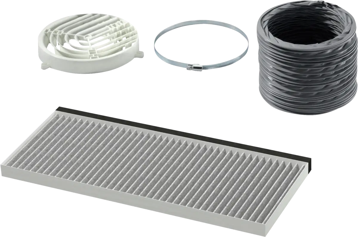 DWZ1IT1I4 CleanAir recirculatieset voor vlakschermkappen