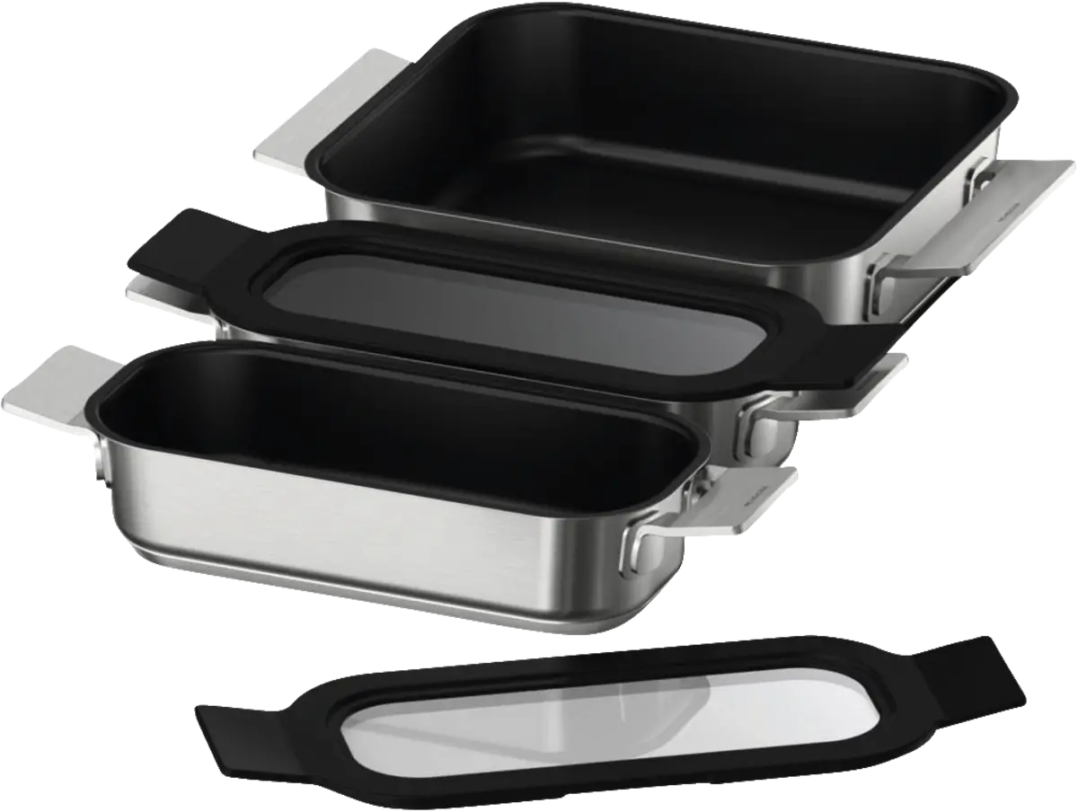 HEZ9FF030 Flex pan set, 3 stuks (2x maat S, 1x maat M)