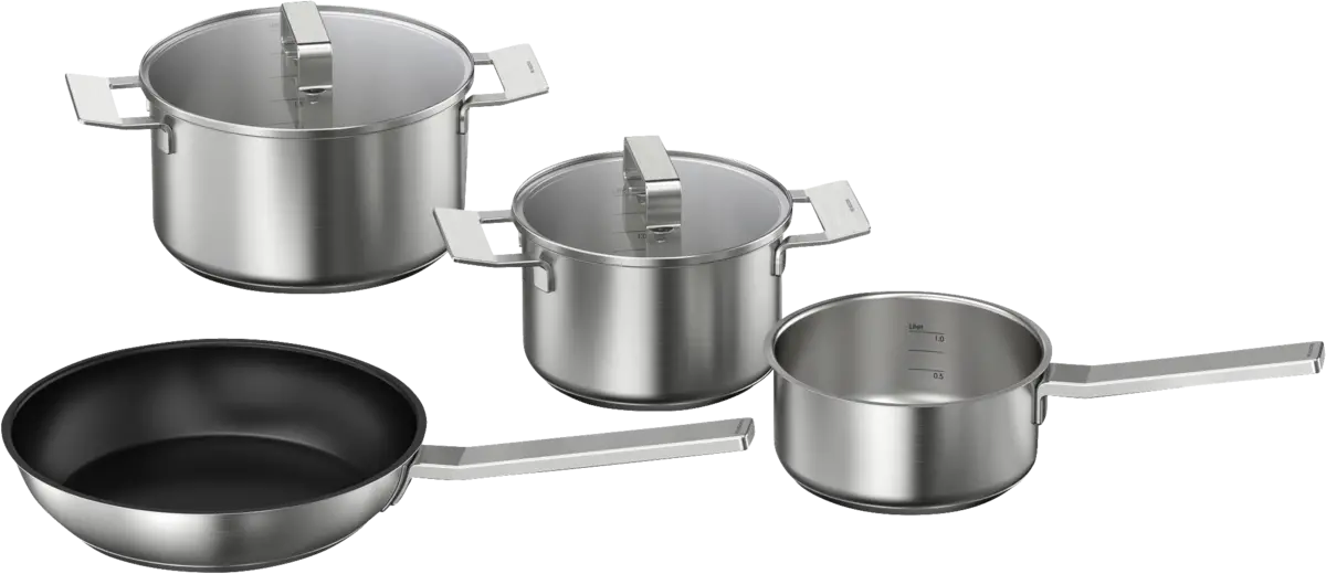 HEZ9SE040 4-delige pannenset