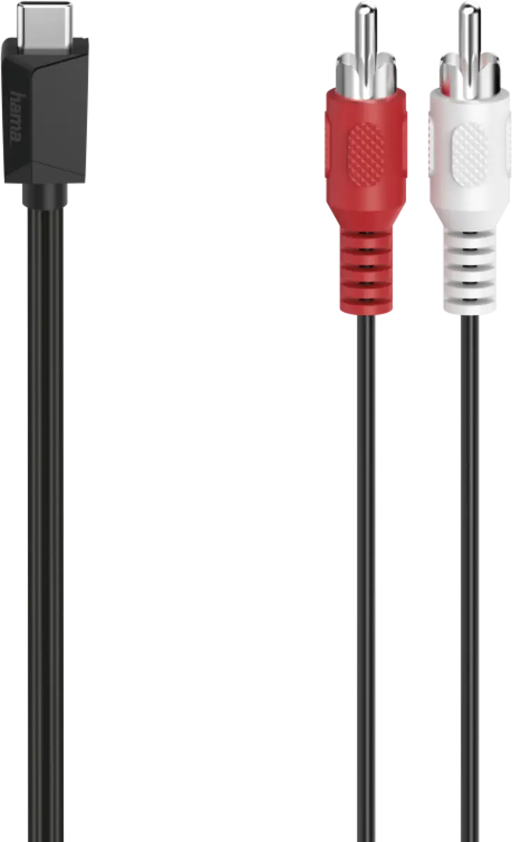 200730 Audiokabel. USB-C op Cinch, 1,50m