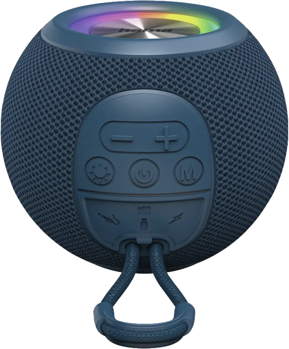 Bluetooth luidspreker Ball Shape Speaker, 5 licht-modi, 5W