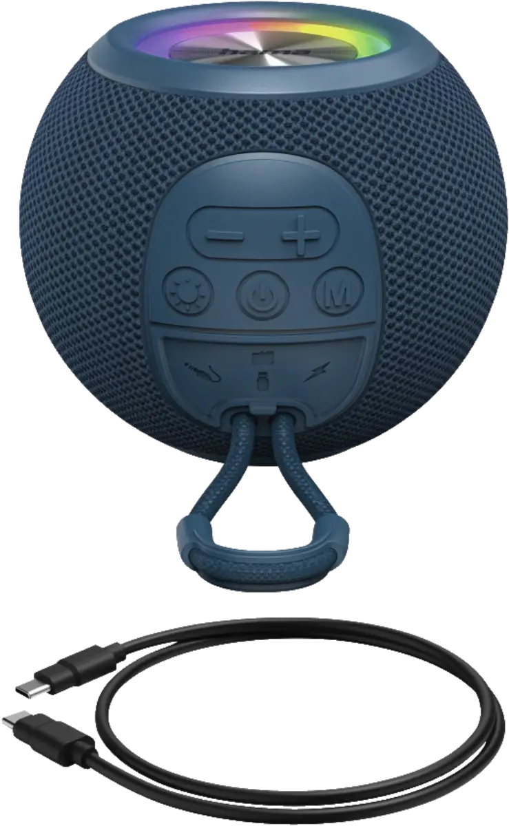 Bluetooth luidspreker Ball Shape Speaker, 5 licht-modi, 5W