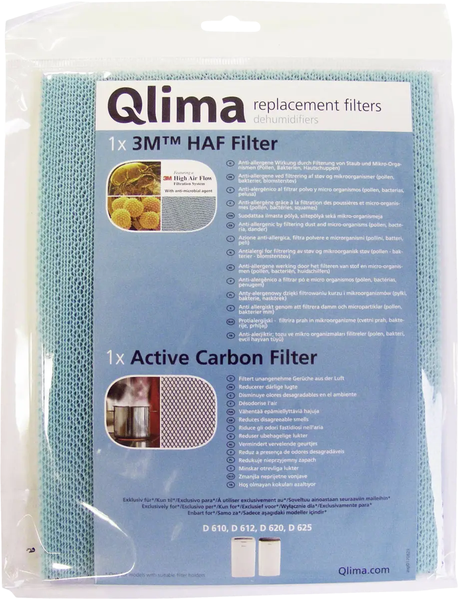 Filterset Qlima D6-serie