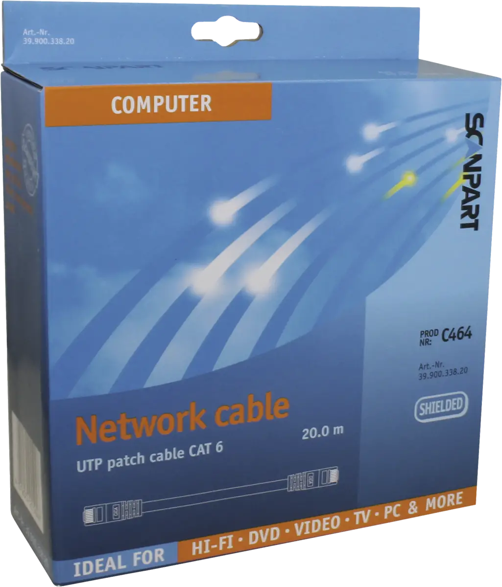 3990033820 NETWERKKABEL CAT6 (UTP) 20.0M