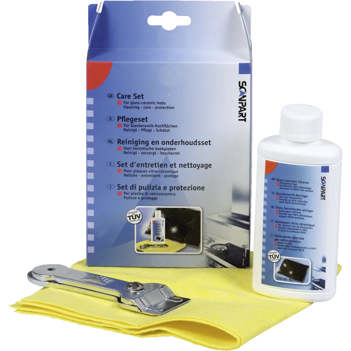 Ker.kookplaat onderhoudset