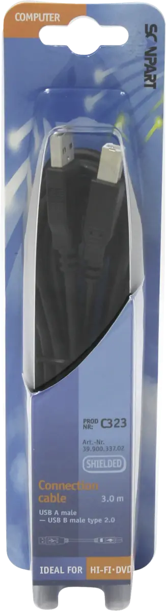 USB K. A(M)-B(M) TYPE2.0 3.0M