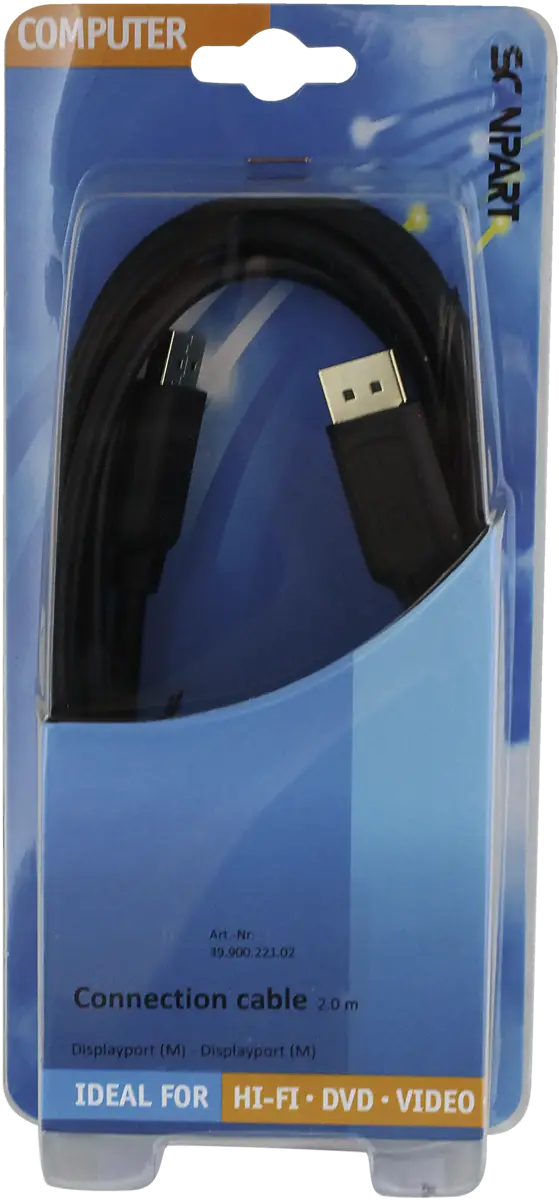 3990022102 aansluitkabel displayport 2,0m