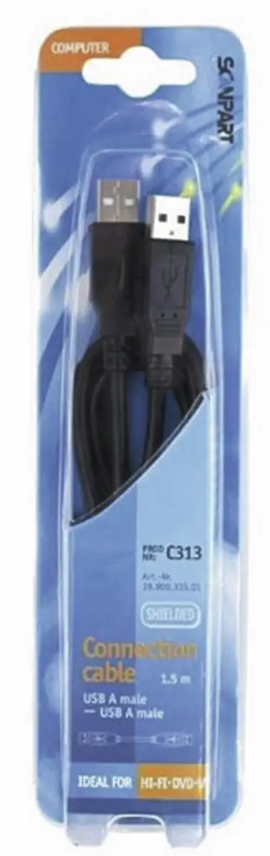USB KABEL A(M)-A(M) 1.5M