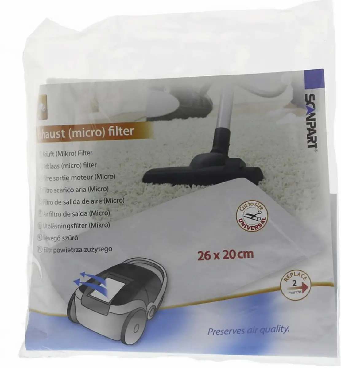 microfilter universeel