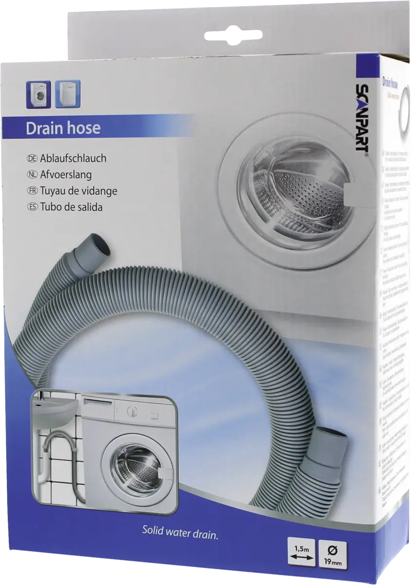 Afvoerslang 1.5m 19mm