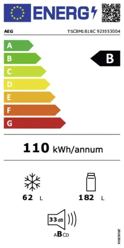 AEG TSC8M181BC energielabel
