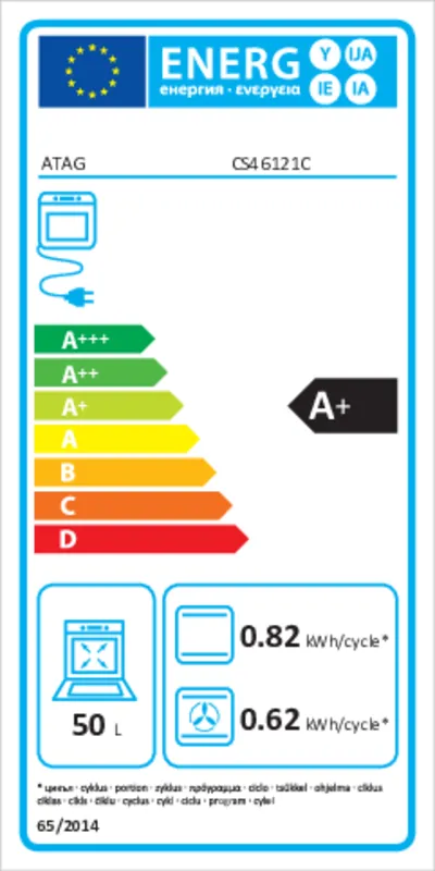 ATAG CS46121C energielabel
