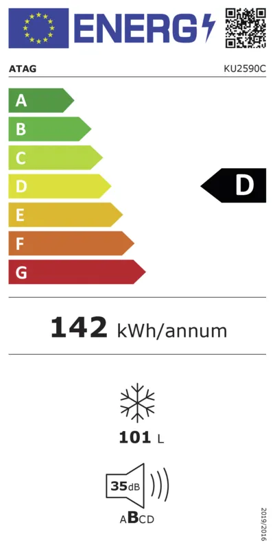 ATAG KU2590C energielabel