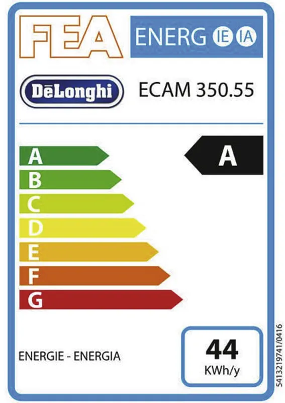 De´Longhi ECAM350.55.B energielabel