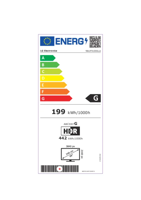 LG 98UT91006LA.AEUQ energielabel