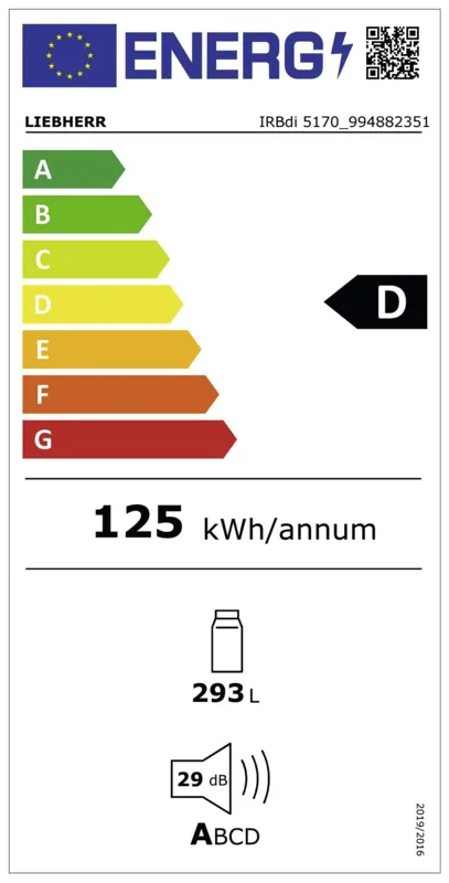 Liebherr IRBdi 5170-22 energielabel