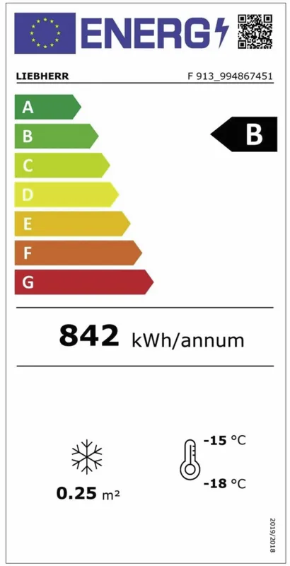 Liebherr F 913-41 energielabel
