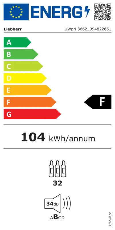 Liebherr UWpri 3662-20 energielabel