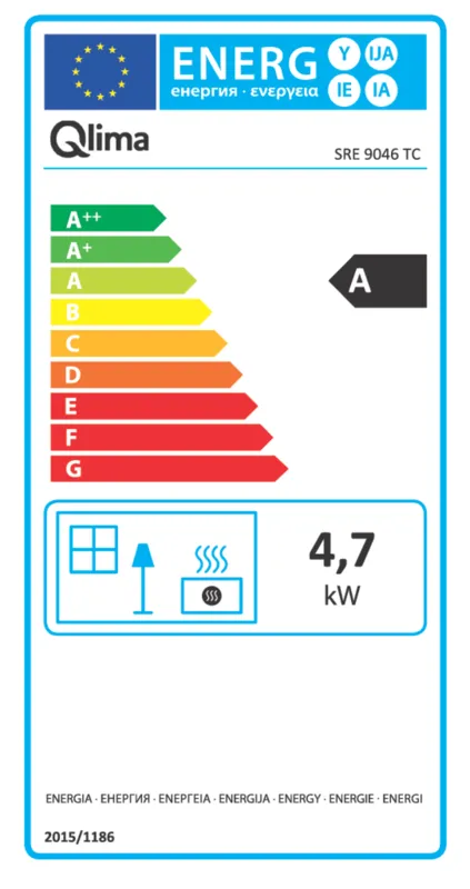 Qlima SRE 9046 TC energielabel