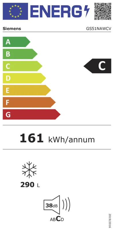 Siemens GS51NAWCV energielabel