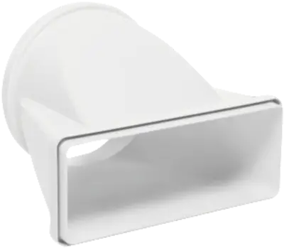 M2CKCF02U Overgangstuk vlak (220x90) naar rond (D150)