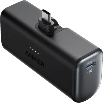 Anker Nano Power Bank (5,000mAh, 22.5W, Built-In USB-C Connector)