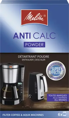 Melitta AntiCalc FilterCafe Machines 6x20g product afbeelding