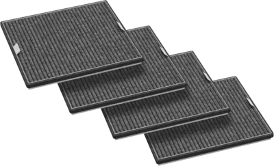 Miele DKF 17-P Actief koolstoffilter (Set 4x DKF 12-P)
