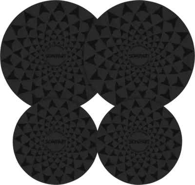 Scanpart 4200000400 Iinductiemat set 2x20/2x26cm