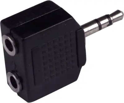 ADAPTER 2X3.5(F)-3.5(M) STEREO