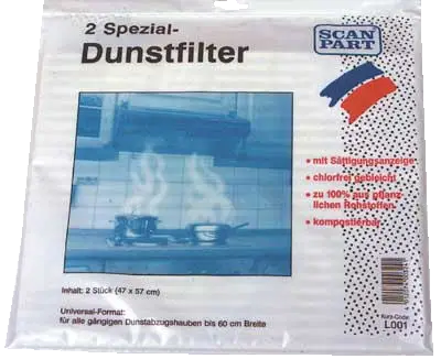 SCANPART VETFILTER 47X57CM A2
